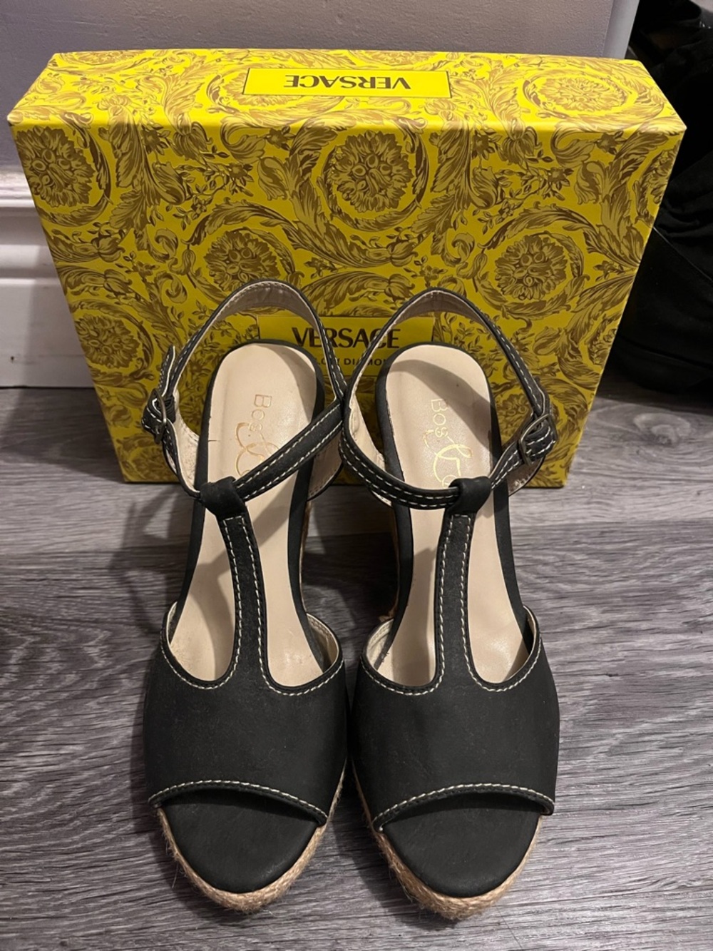 Bos. & Co. Cork Platform Sandals